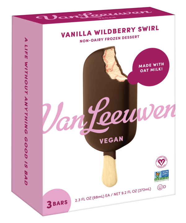 Vegan Vanilla Wildberry Swirl Bar Image 3. 